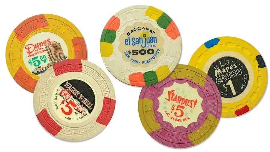 Video poker themed decorative visual